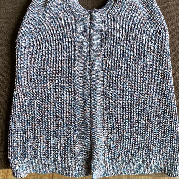 Ella Moss Marge Ribbed Knit Sleeveless Sweater Tank Mood Indigo Size Med… - Picture 13 of 16